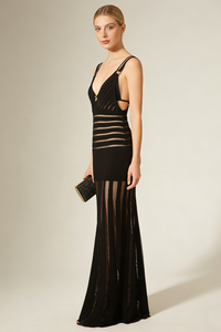 Semi-sheer Gown With Bras