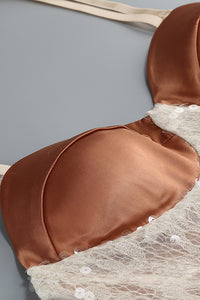 Sequin-embellished Floral Midi Dress