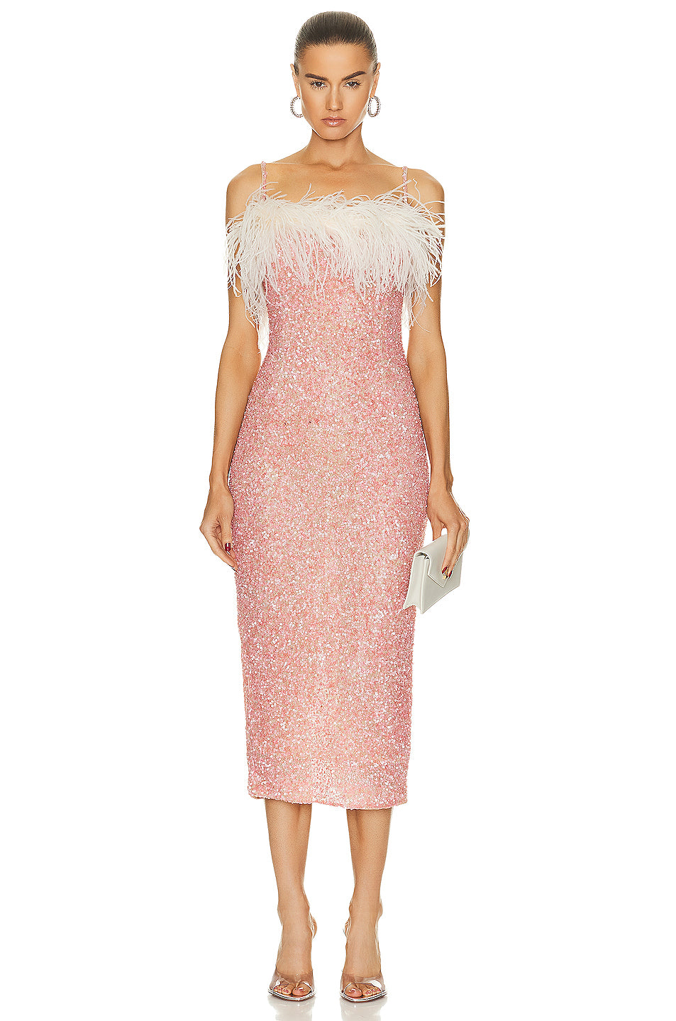 sequin cami midi dress Fifi Sequin Fitted Midi Cami Dress