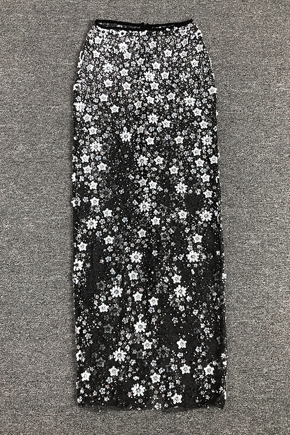 Sequin Bodysuits Floral Pearl Maxi Skirts