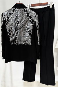 Sequin Blazer and Pant Suit
