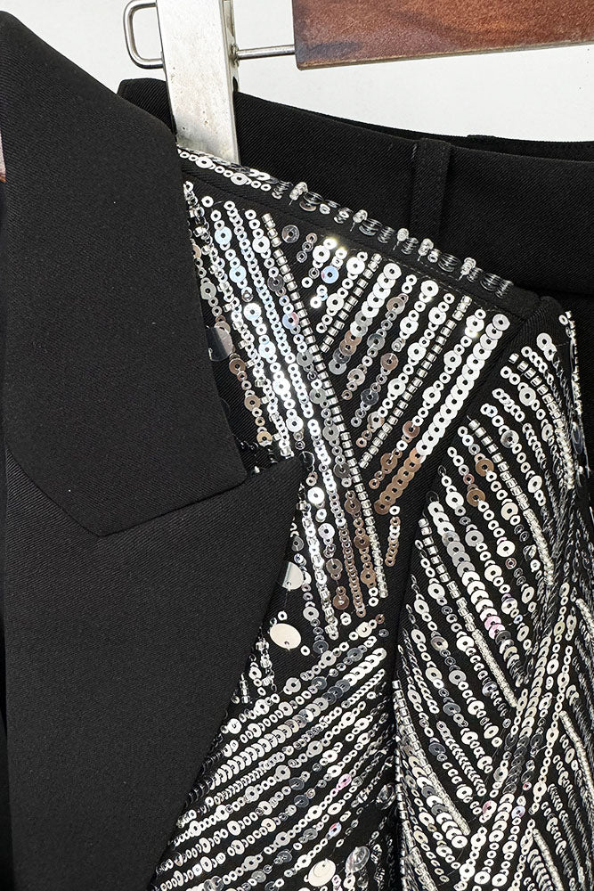 Sequin Blazer and Pant Suit