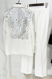 Sequin Blazer and Pant Suit