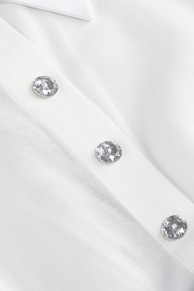 Sequin Skirt Set With Blazer