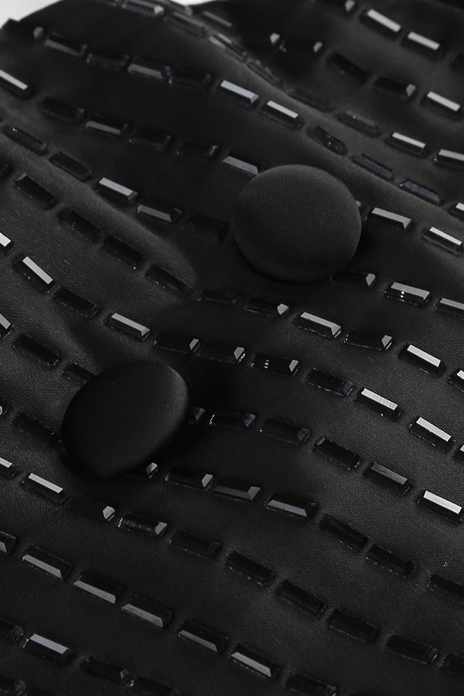 Sequin Skirt Set With Blazer