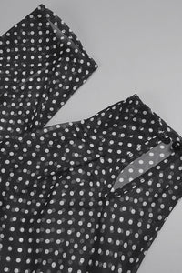 Sheer Polka Dot Maxi Dress