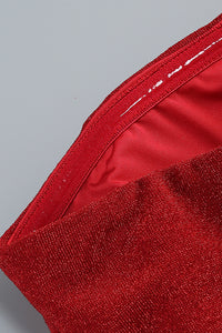 Shimmer Flower Top Maxi Skirt