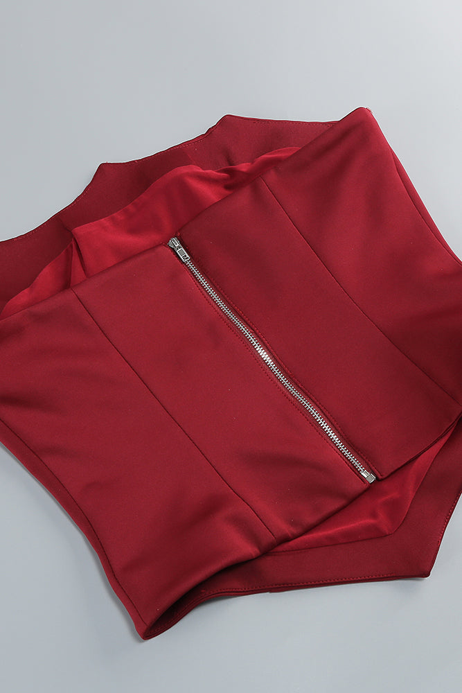 Sleeveless Corset Crystal Maxi Dress