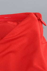 Slinky Off Shoulder Mesh Mini Dress