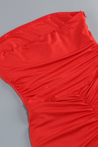 Slinky Off Shoulder Mesh Mini Dress