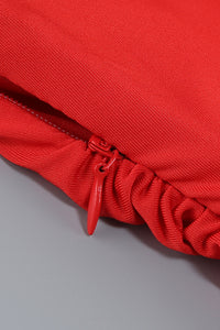 Slinky Off Shoulder Mesh Mini Dress