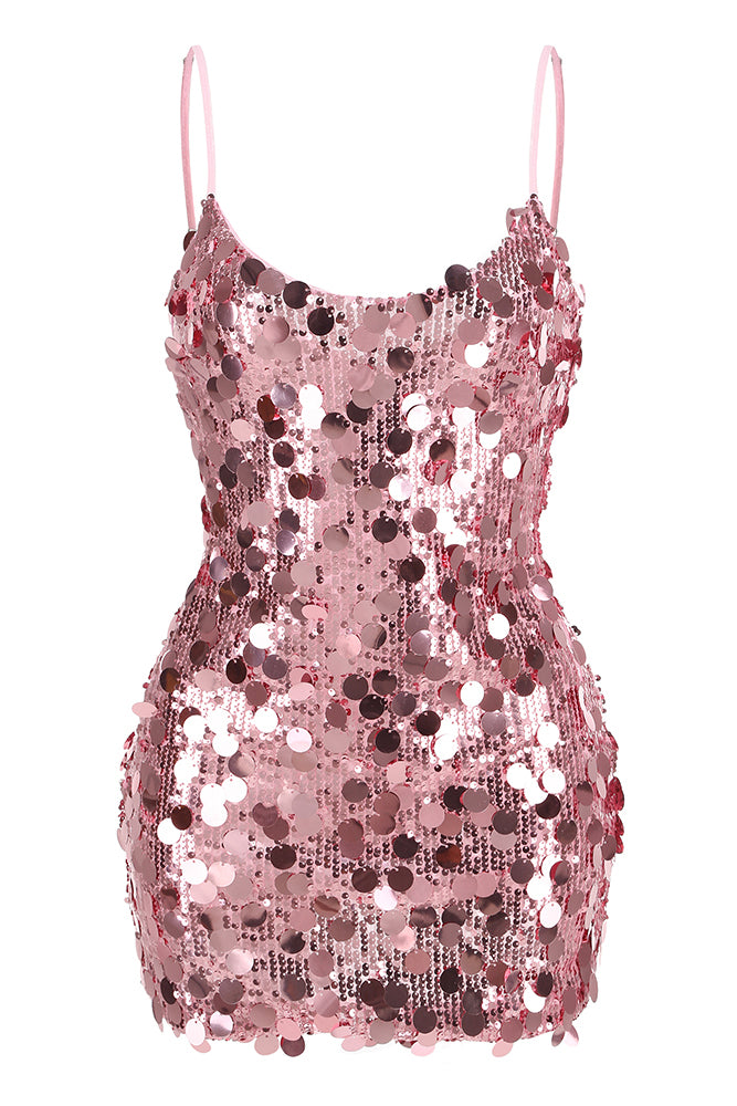 Slip Sequin Mini Dress