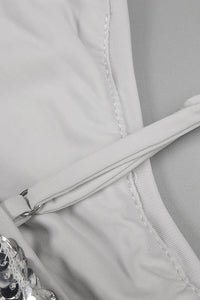 Robe longue à sequins