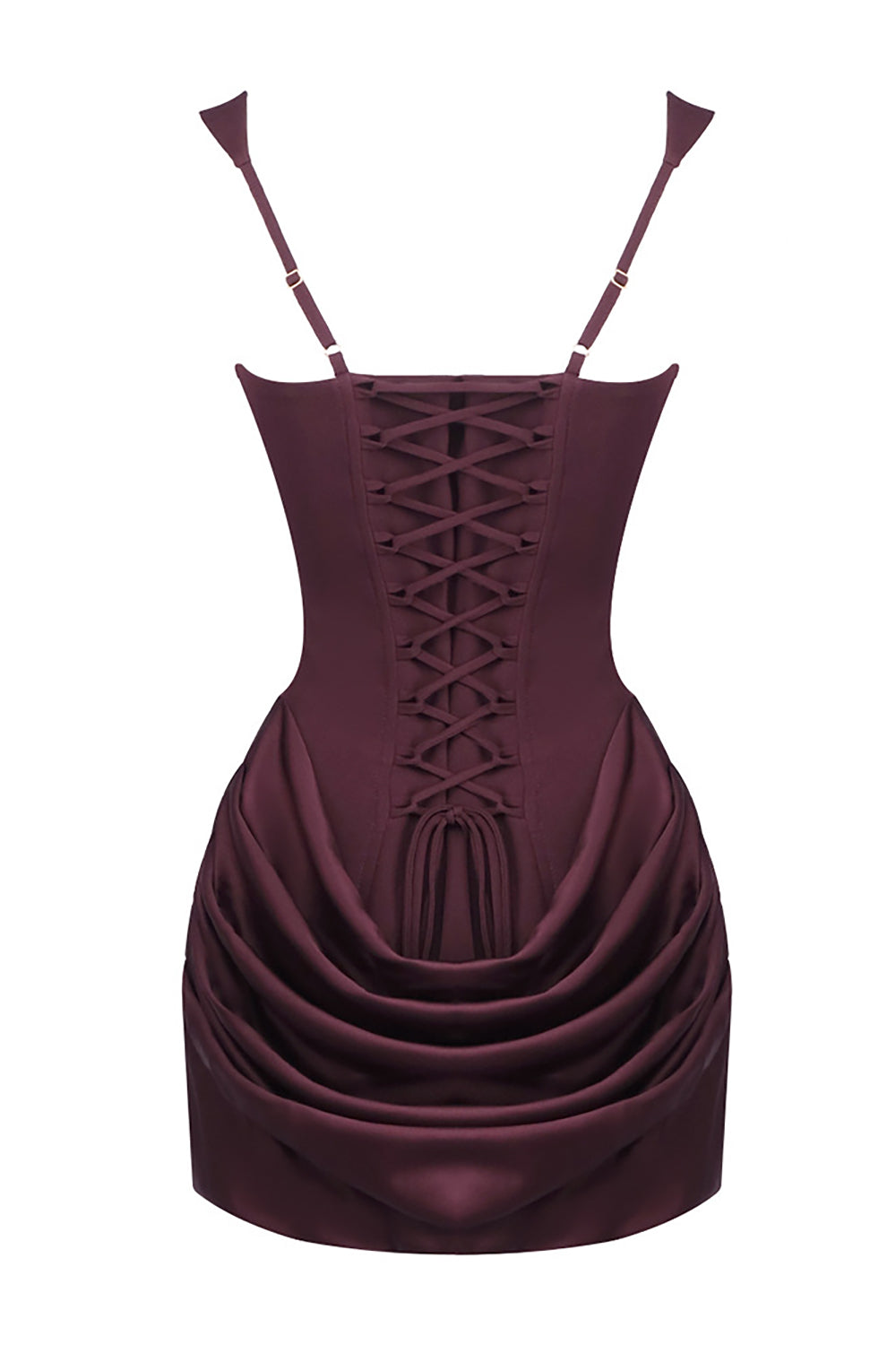 Square Neck Ruched Mini Dress