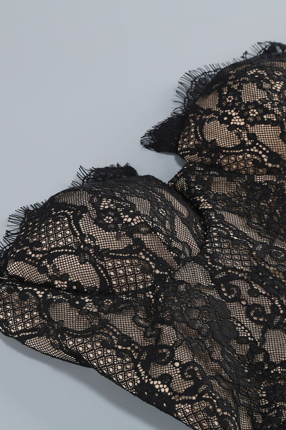 Strapless Corset Lace Gown