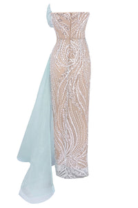 Strapless Crystal Gown
