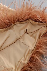 Strapless Crystal Ruched Mini Dress