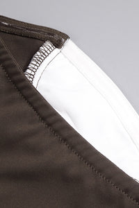 Strapless Drop Waist Pleated Gown