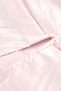 Vestido midi ajustado sin tirantes en rosa