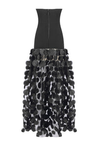 Strapless Flare Bandage Gown