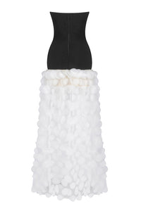 Strapless Flare Bandage Gown