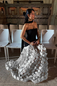 Strapless Flare Bandage Gown