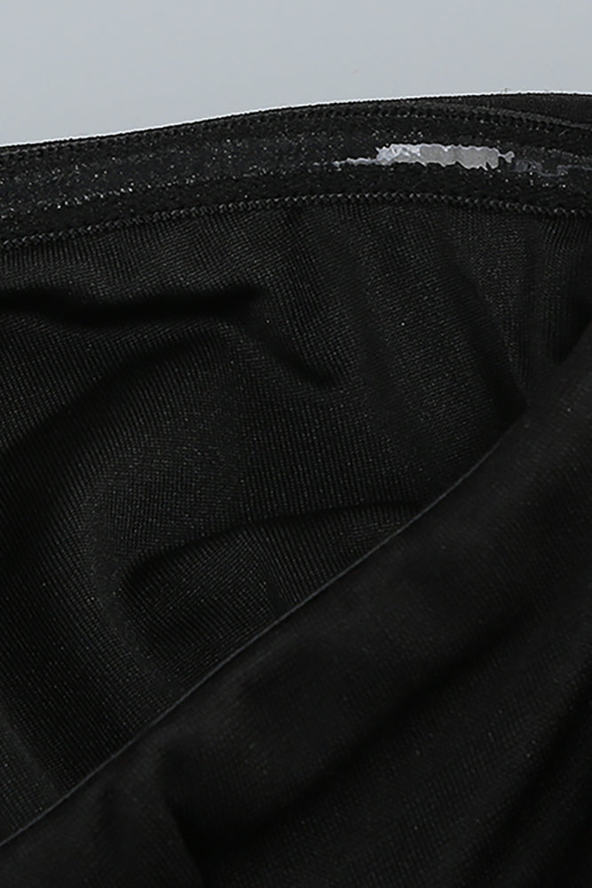 Strapless Flare Gown in Burgundy