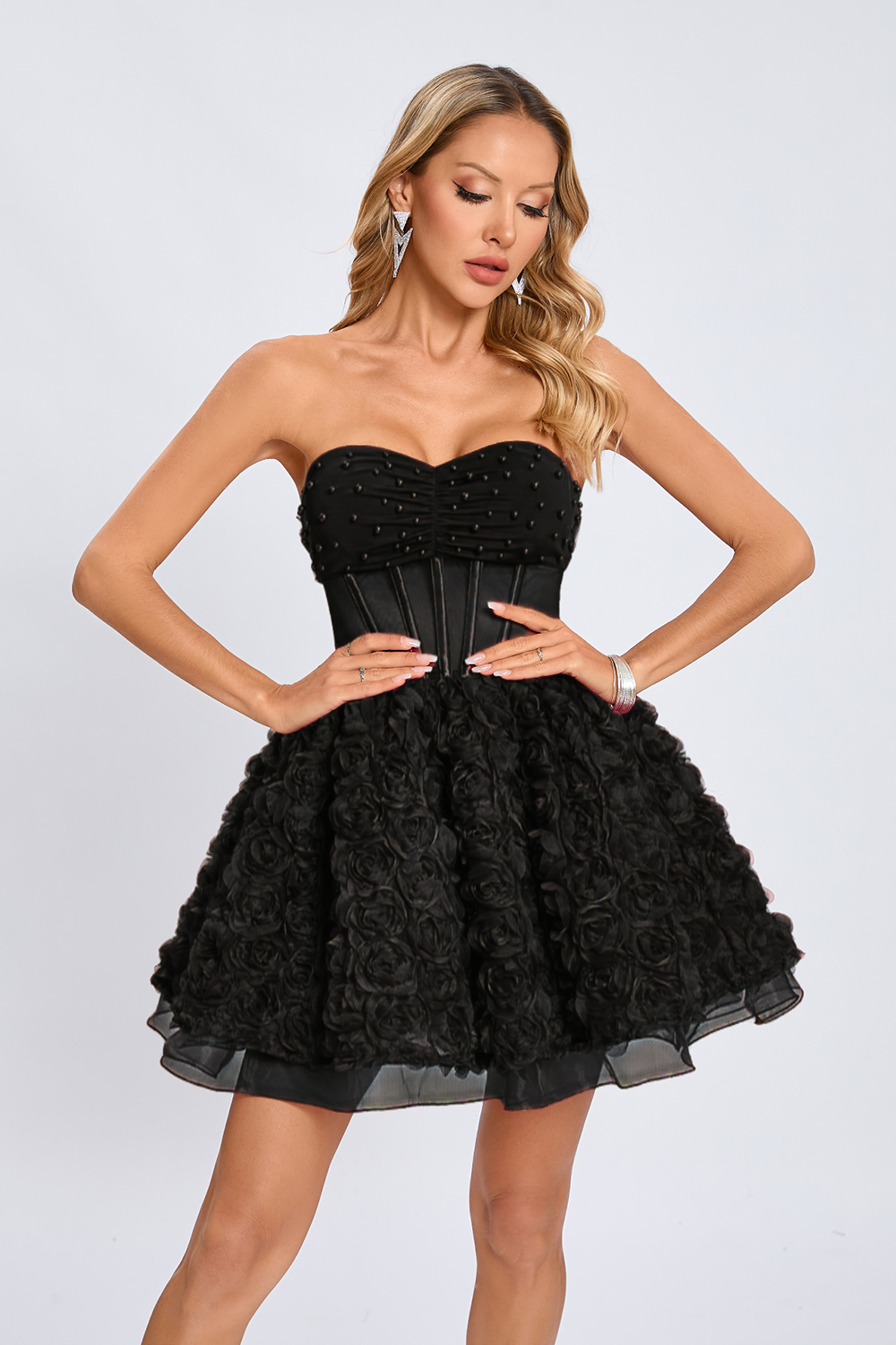 zenaida corset mini dress Zana Mini Dress Black by Outcast