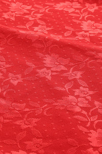 Strapless Flower Embroidered Maxi Dress