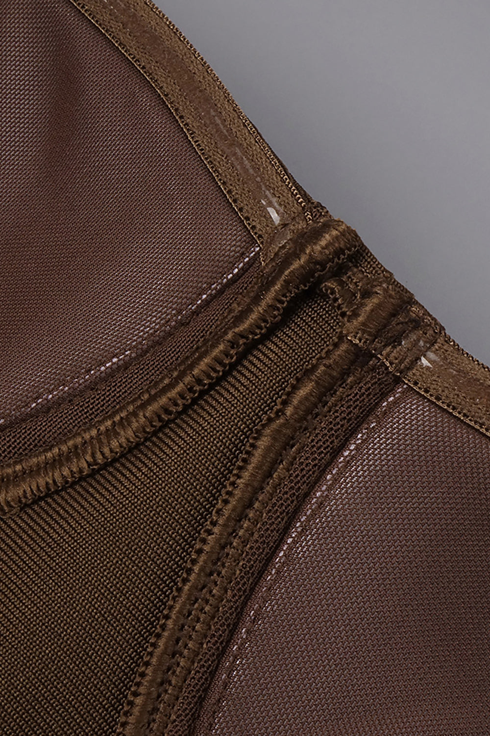 Strapless Linear Suiting Maxi Dress