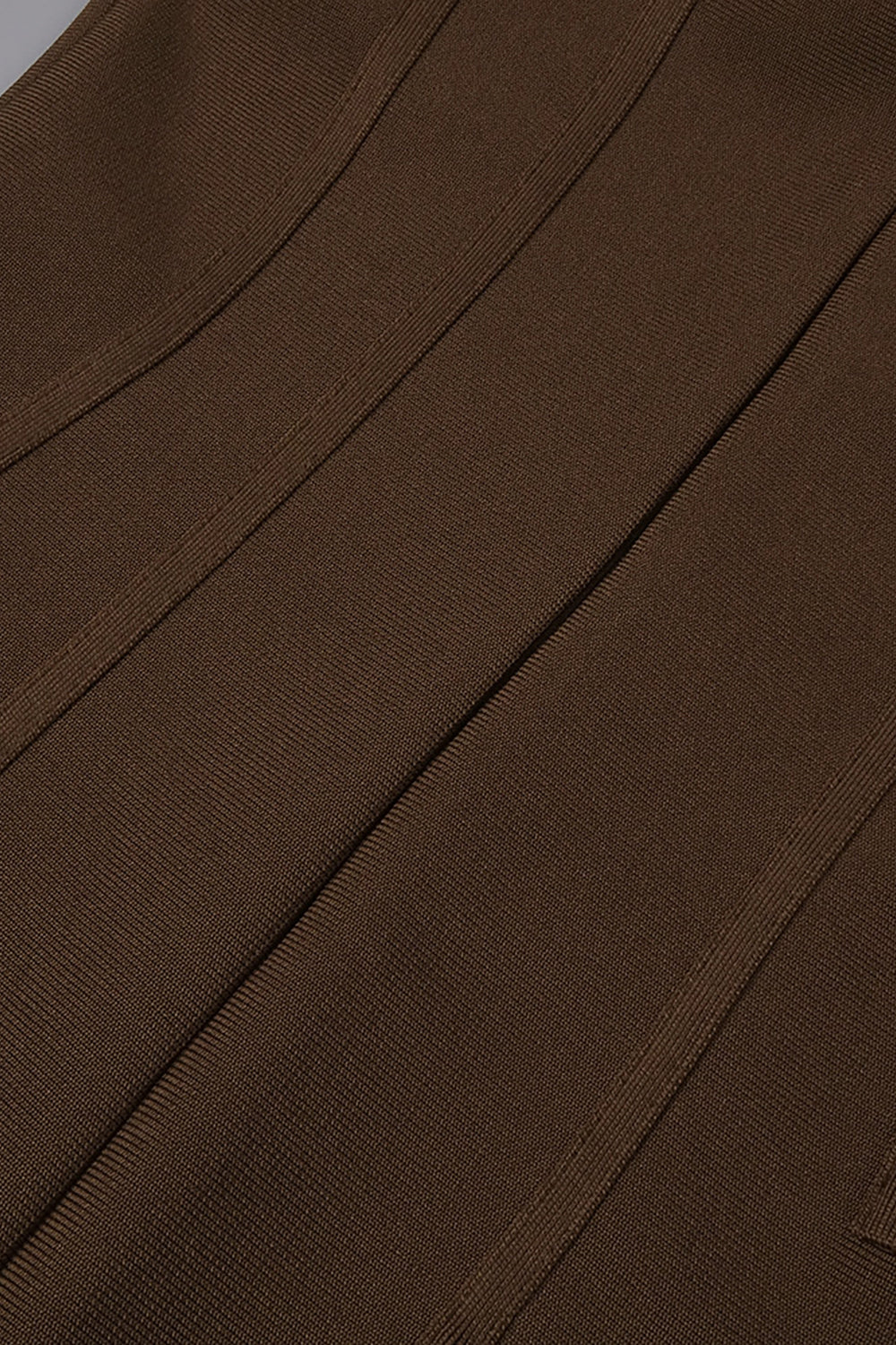 Strapless Linear Suiting Maxi Dress