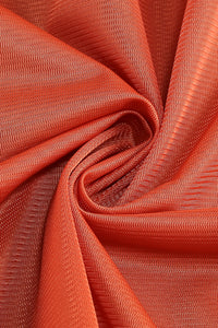 Strapless Ruffled Corset Maxi Dress in Orange