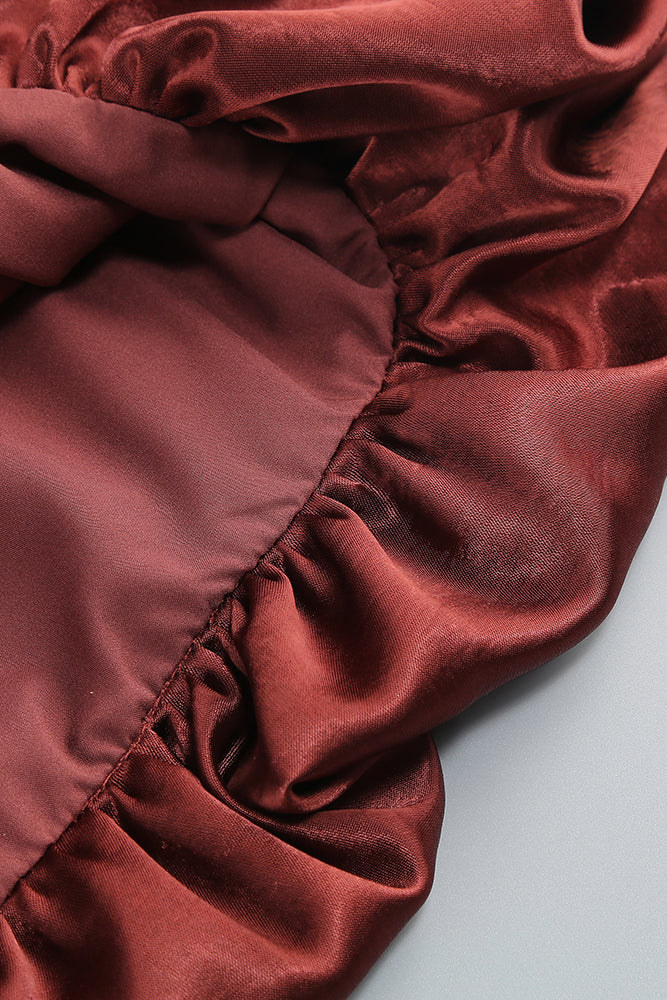 Strapless Sequin Bubble Dress