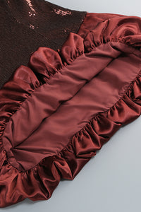 Strapless Sequin Bubble Dress