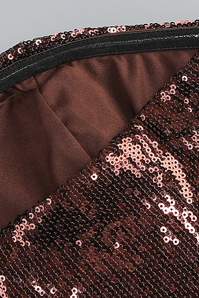 Strapless Sequin Bubble Dress