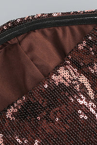 Strapless Sequin Bubble Dress