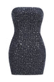 Strapless Sequin Mini Dress