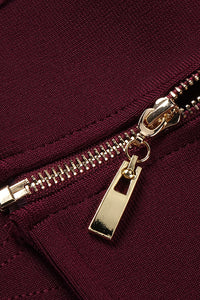 Strapless Top Fringe Maxi Gown