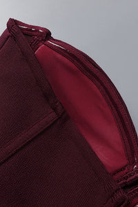 Strapless Top Fringe Maxi Gown