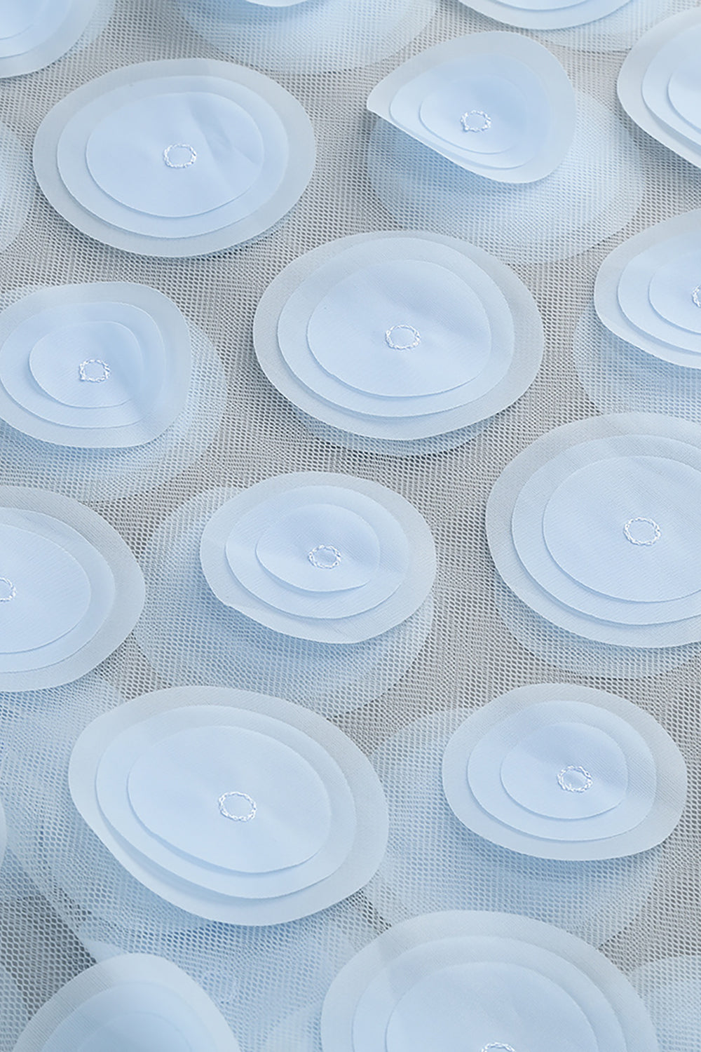 Strapless Flare Gown Aqua Blue