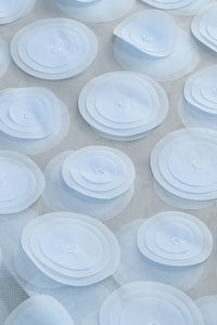 Strapless Flare Gown Aqua Blue