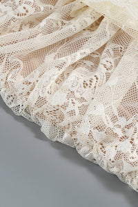 Strapless Lace Corset Mini Dress