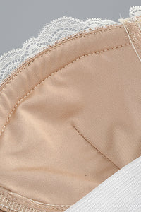 Strapless Lace Corset Mini Dress