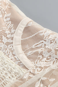 Strapless Lace Corset Mini Dress