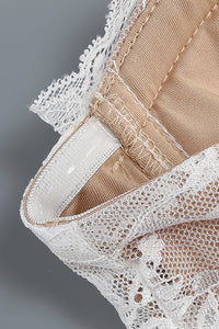 Strapless Lace Corset Mini Dress