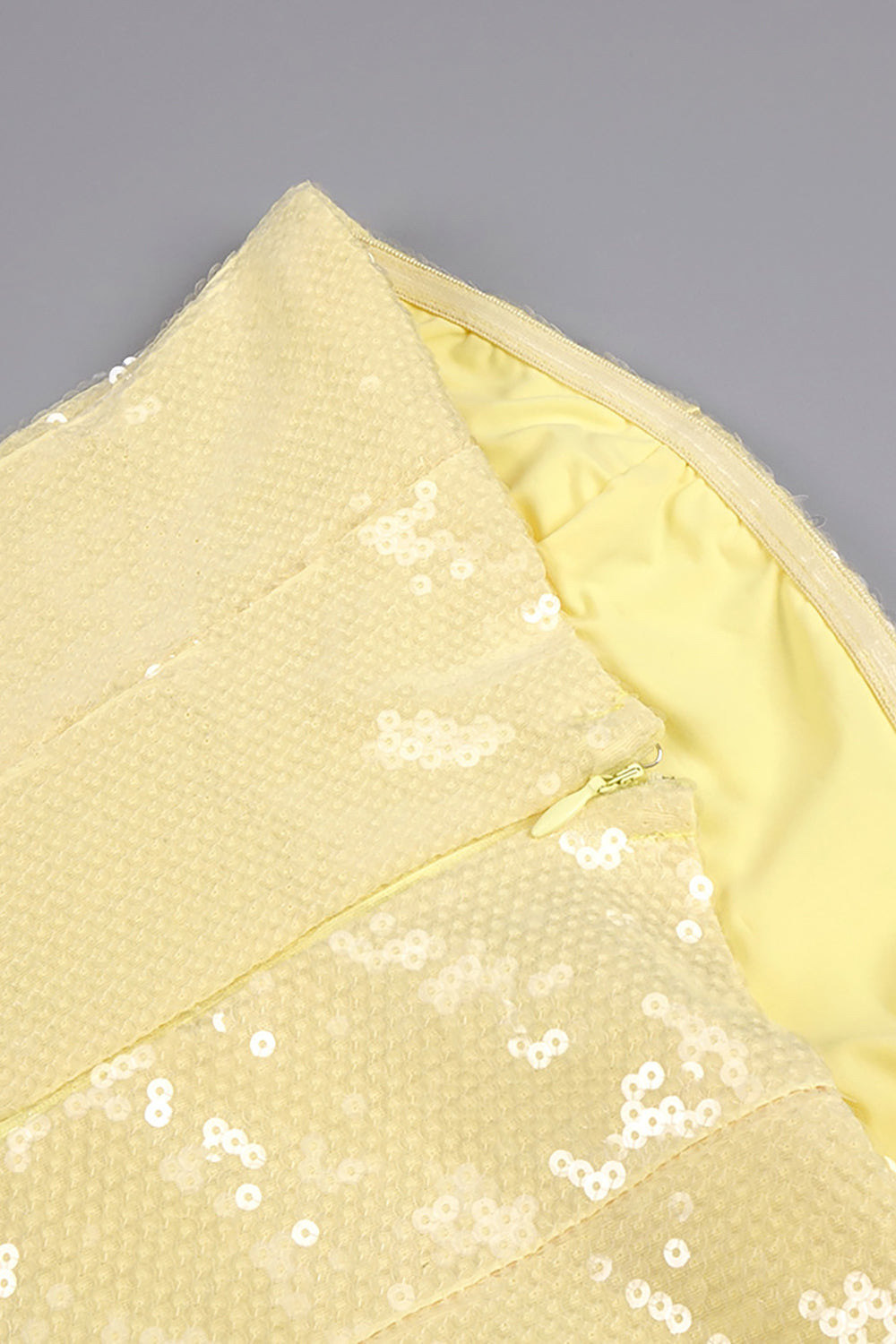 Strapless Sequin Ruffle Maxi Dress