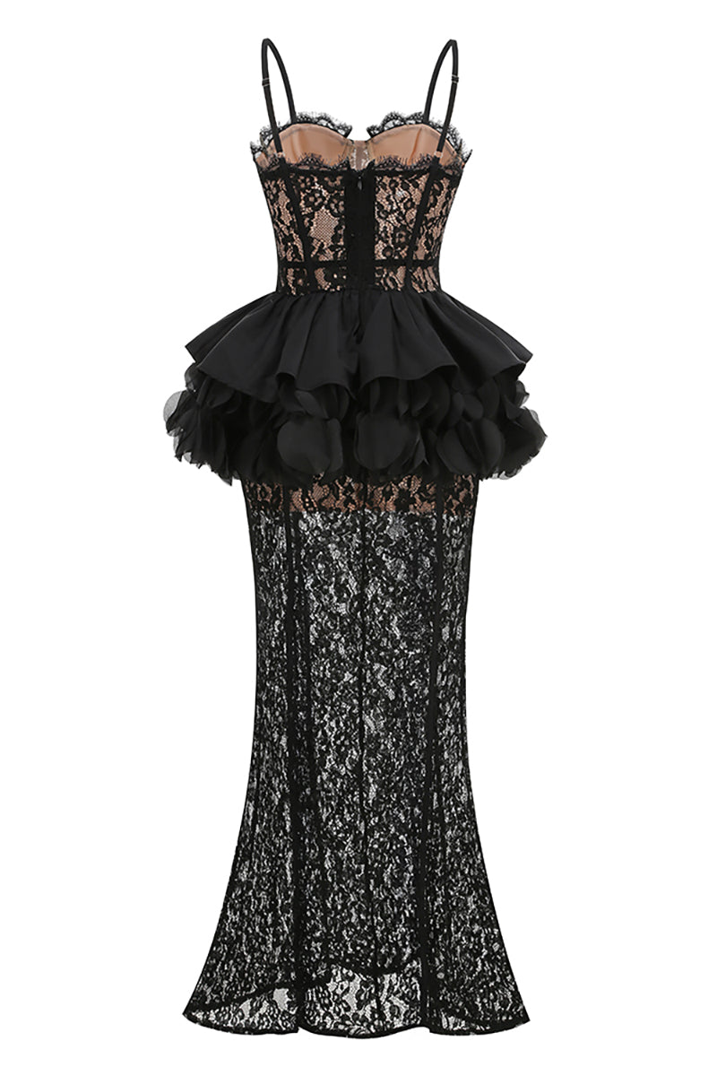 Strappy Maxi Lace Dresses