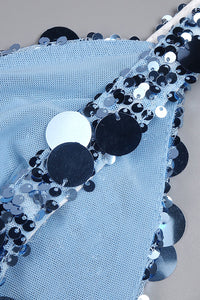 Strappy Sequin Maxi Dress