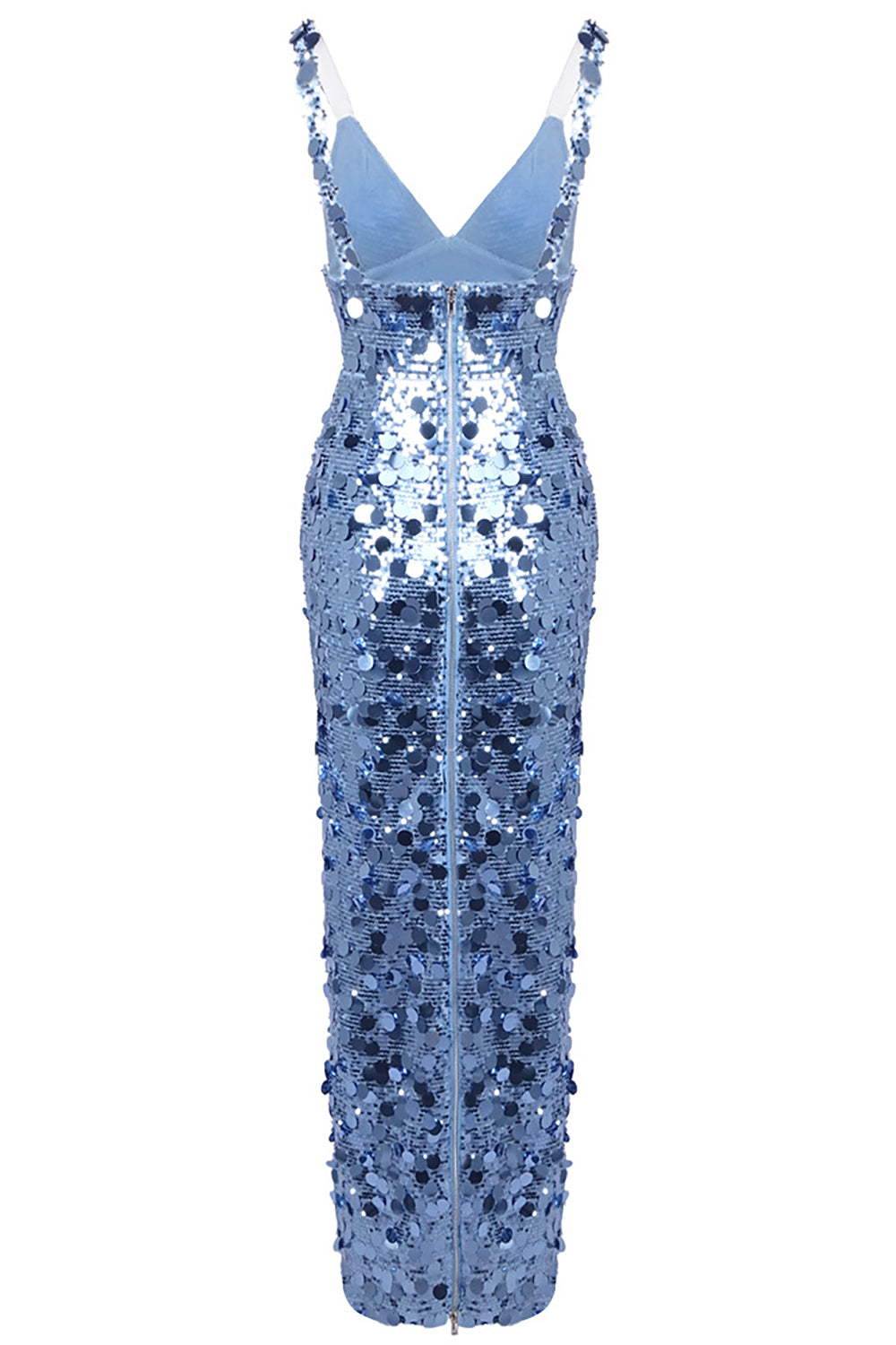 Strappy Sequin Maxi Dress