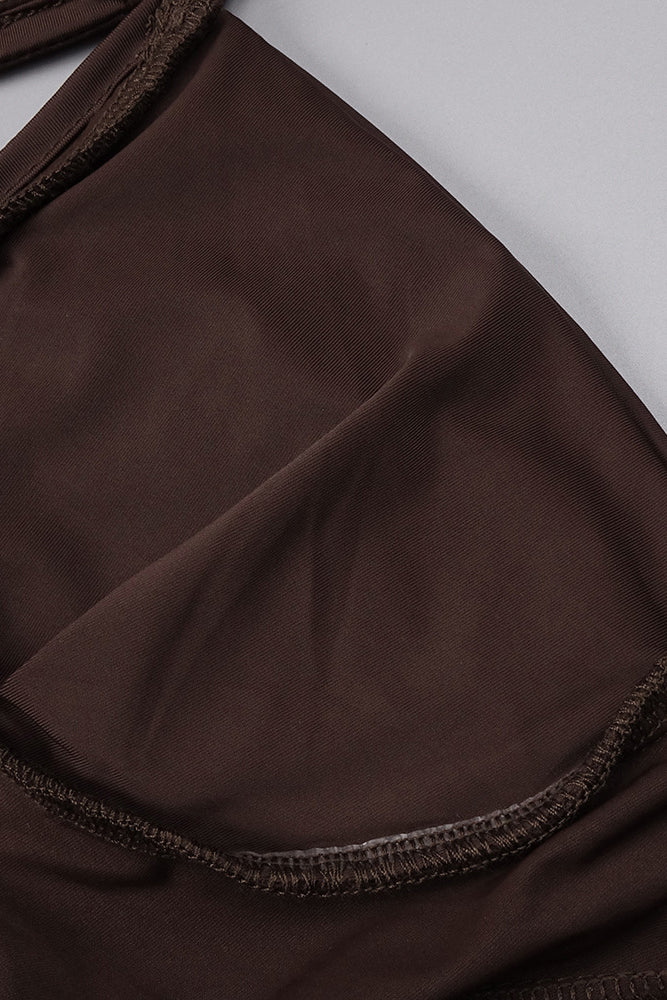 Strappy Draped Maxi Dress